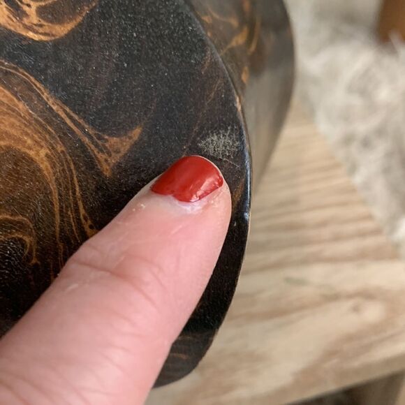 Wooden Vase Made In Thailand - Picture 8 of 17